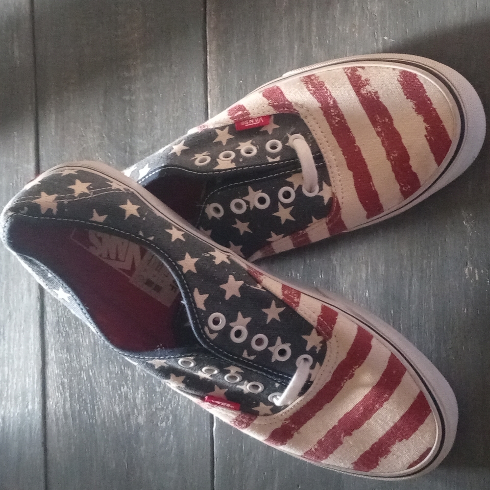 Vans- Van Doren stars and stripes/ Mens 10.5
